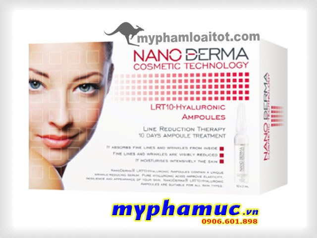 Tinh Chất Trị nhăn LRT-10 Hyaluronic Ampoules Nano Derma