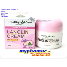 Kem Nhau Thai Cừu Healthy Care Lanolin Cream With Vitamin E 100g | Date Oct 2022