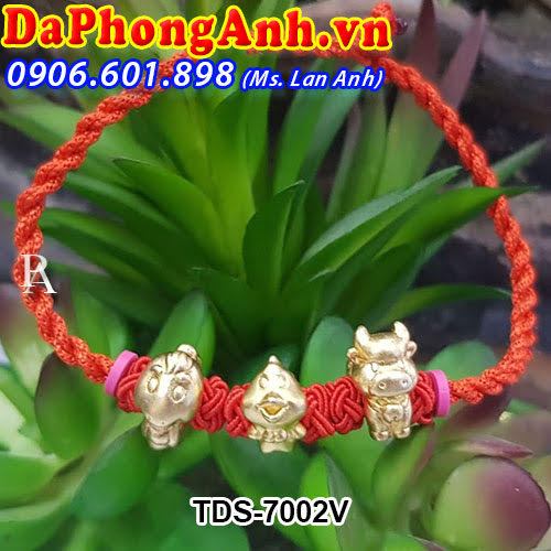 Dây đeo phong thủy Tam hợp Tỵ,Dậu,Sửu TDS-7002V