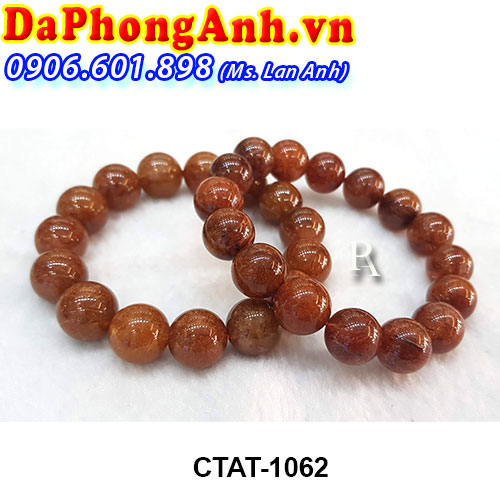 Chuỗi Đeo Tay Thạch Anh Tóc Nâu CTAT-1062