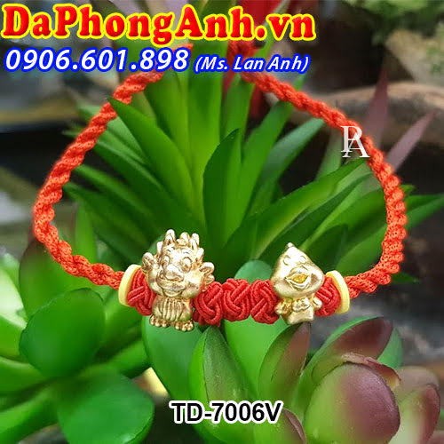 Dây đeo phong thủy Nhị hợp Thìn,Dậu TD-7006V