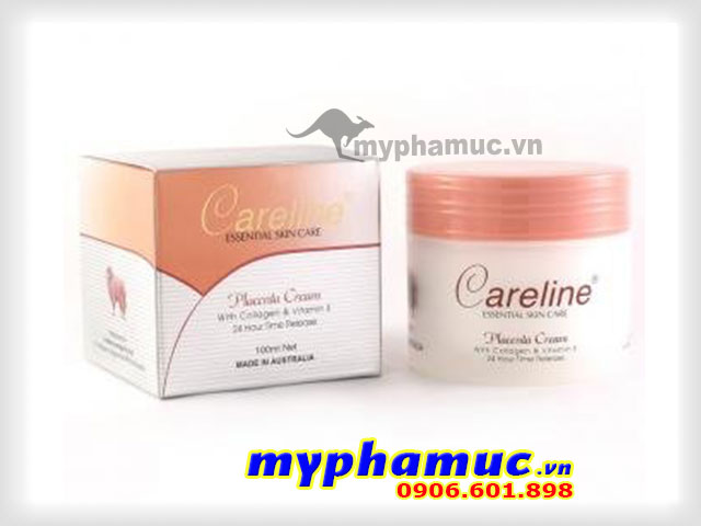 Kem nhau thai cừu Careline Placenta Cream with Collagen and Vitamine E 100g