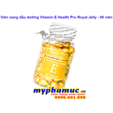 Viên Nang Dầu Dưỡng Vitamin E Health Pro Royal Jelly 90 viên