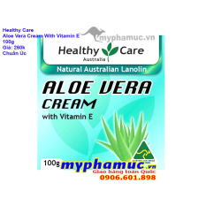 Kem Dưỡng Da Healthy Care Aloe Vera Cream with Vitamin E 100g | Date Jun 2022