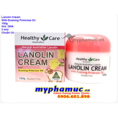 Kem Nhau Thai Cừu Healthy Care Lanolin Cream With Evening Primrose Oil 100g Date May 2022