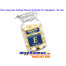 Viên Nang Dầu Dưỡng Vitamin E Health Pro Squalene 90 viên